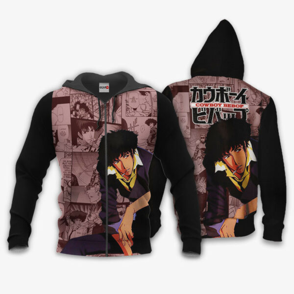 Cowboy Bebop Spike Spiegel Hoodie Custom Anime Merch Clothes Manga Style 1