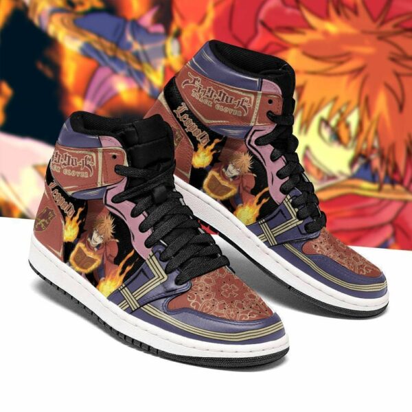 Crimson Lion Leopold Vermillion Shoes Black Clover Anime Sneakers 1