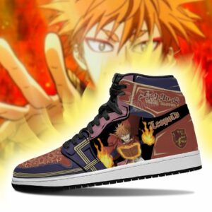 Crimson Lion Leopold Vermillion Shoes Black Clover Anime Sneakers 6