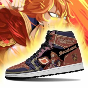 Crimson Lion Mereoleona Shoes Black Clover Anime Sneakers 6