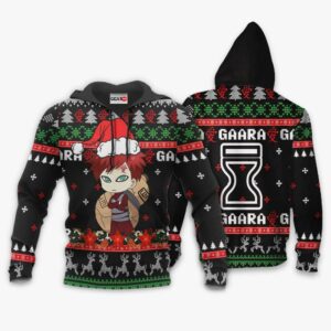 Cute Gaara Ugly Christmas Sweater Custom Naruto Anime XS12 7