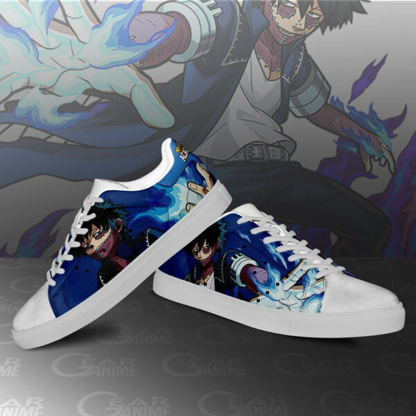 Dabi Skate Shoes My Hero Academia Custom Anime Sneakers SK10 4