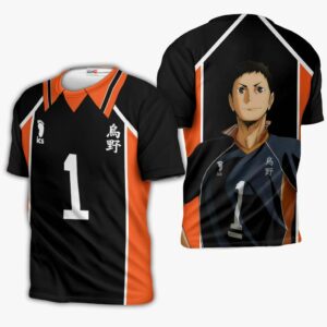 Daichi Sawamura Karasuno Hoodie Shirts Haikyuu Anime 9