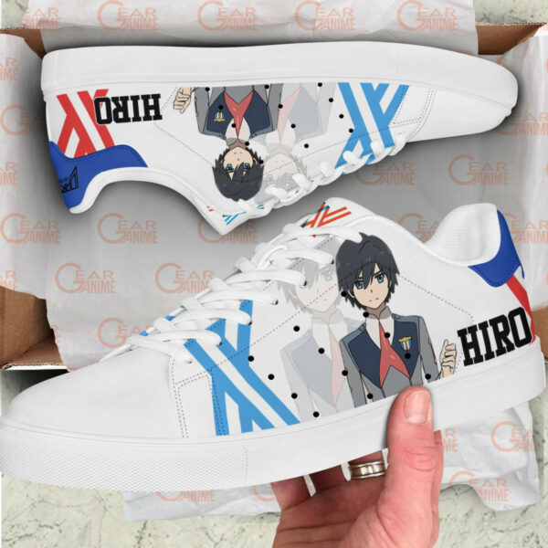 Darling in the Franxx Hiro Code:016 Skate Shoes Custom Anime Sneakers 2