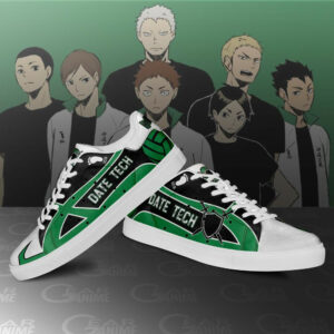 Date Tech High Skate Shoes Haikyuu Anime Custom Sneakers SK10 7