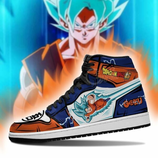 DBS Goku Blue Shoes Custom Anime Dragon Ball Sneakers 3