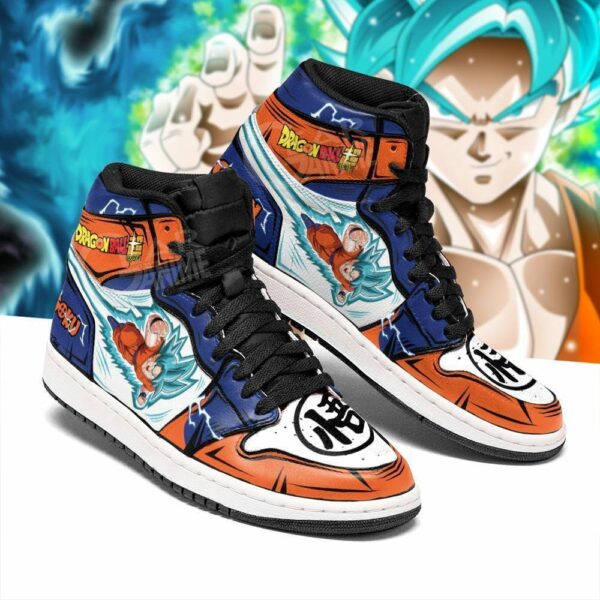 DBS Goku Blue Shoes Custom Anime Dragon Ball Sneakers 1