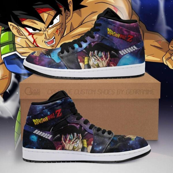 DBZ Bardock Shoes Galaxy Custom Dragon Ball Anime Sneakers 1