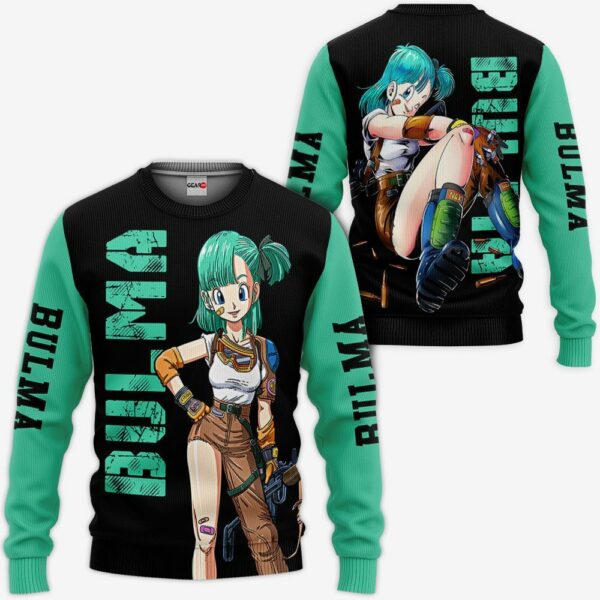 DBZ Bulma Hoodie Custom Dragon Ball Anime Shirts 2