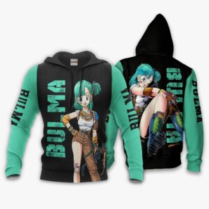 DBZ Bulma Hoodie Custom Dragon Ball Anime Shirts 8