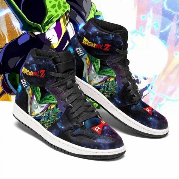 DBZ Cell Shoes Galaxy Custom Dragon Ball Anime Sneakers 2