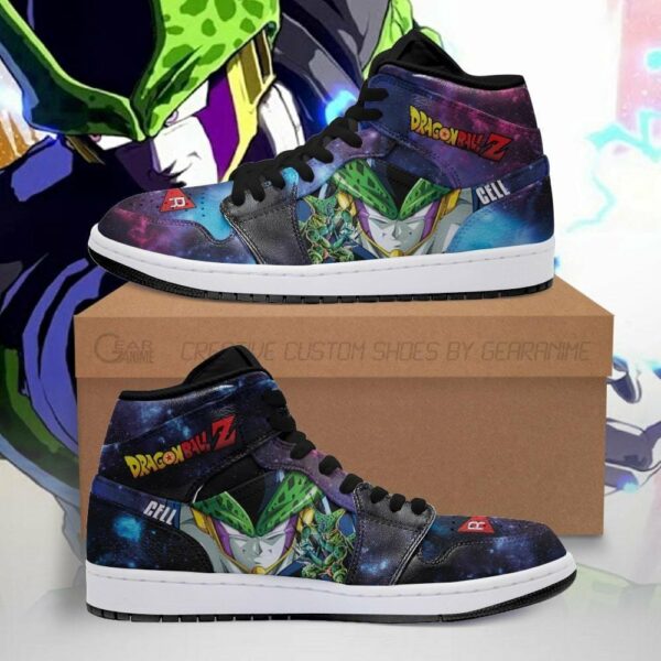 DBZ Cell Shoes Galaxy Custom Dragon Ball Anime Sneakers 1