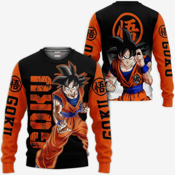 DBZ Goku Hoodie Custom Dragon Ball Z Anime Shirts 4