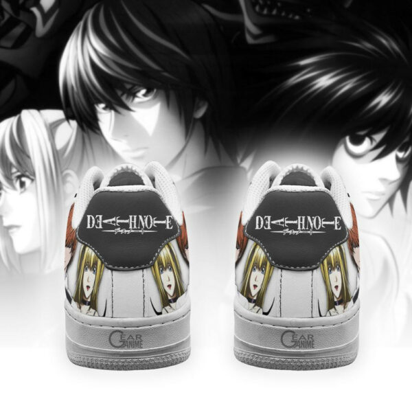 Death Note Air Shoes Custom L Lawliet Light Yagami Misa Misa Anime Sneakers 3