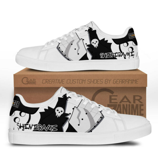 Death Shinigami Skate Shoes Custom Soul Eater Anime Sneakers 1