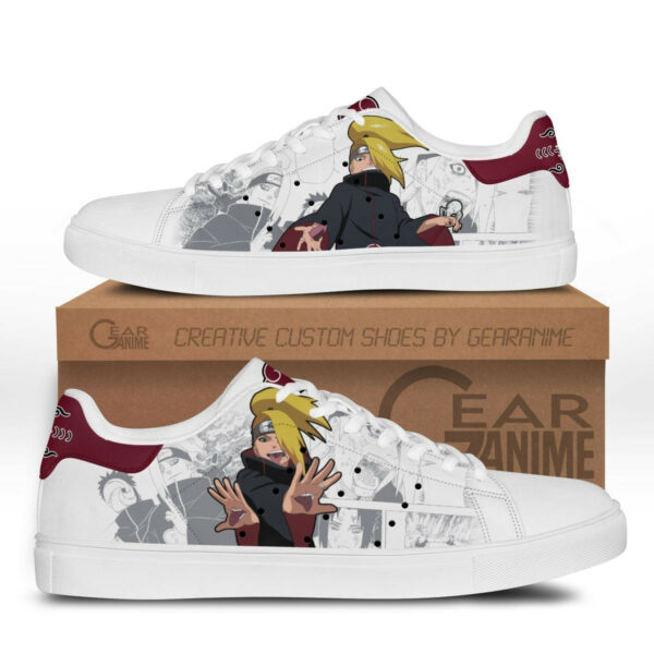 Deidara Skate Shoes Custom Naruto Anime Sneakers 1