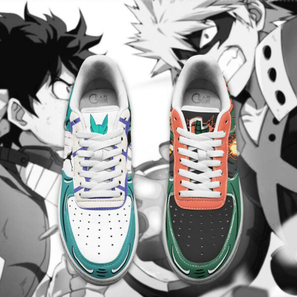 Deku and Bakugo Air Shoes Custom My Hero Academia Anime Sneakers 4