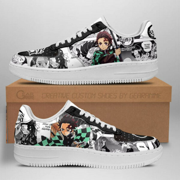 Demon Slayer Air Shoes Custom Manga Mixed Anime Sneakers 1