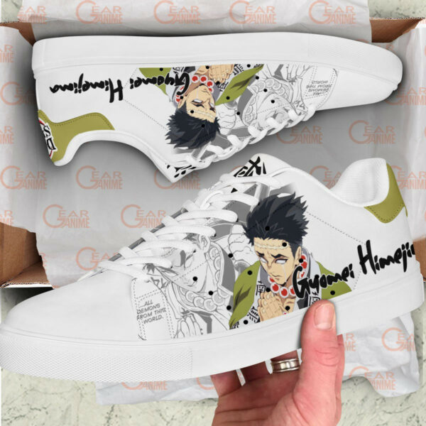 Demon Slayer Gyomei Himejima Skate Shoes Custom Anime Sneakers 2