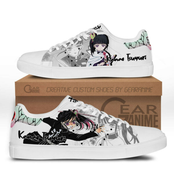 Demon Slayer Kanao Tsuyuri Skate Shoes Custom Anime Sneakers 1