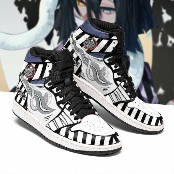 Demon Slayer Obanai Iguro Shoes Nichirin Blade Snake Custom Anime Sneakers 1