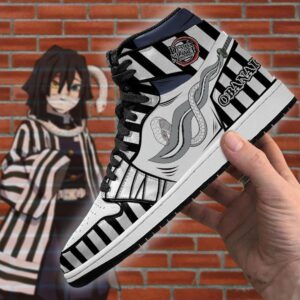 Demon Slayer Obanai Iguro Shoes Nichirin Blade Snake Custom Anime Sneakers 5