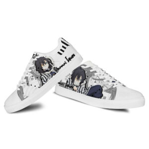 Demon Slayer Obanai Iguro Skate Shoes Custom Anime Sneakers 6