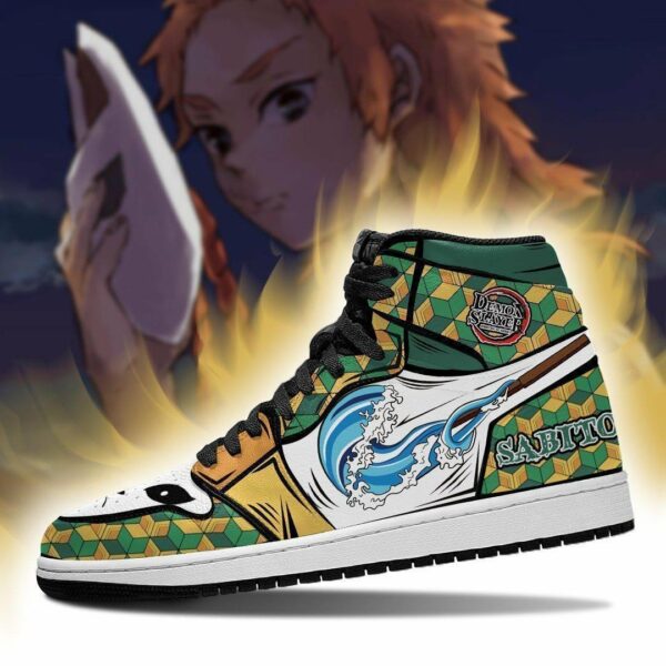 Demon Slayer Sabito Shoes Custom Anime Sneakers 3