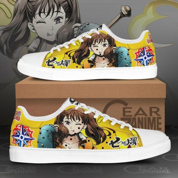 Diane Skate Shoes The Seven Deadly Sins Anime Custom Sneakers SK10 1