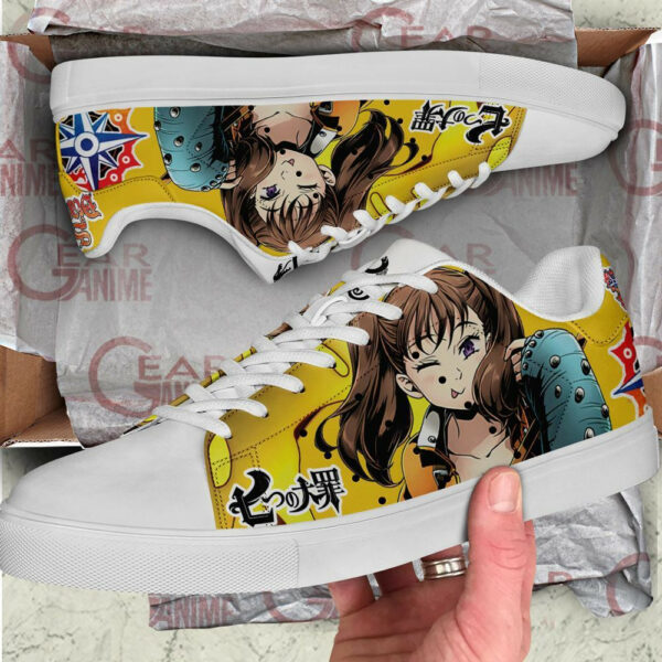 Diane Skate Shoes The Seven Deadly Sins Anime Custom Sneakers SK10 2