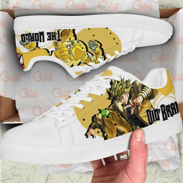 Dio Brando Skate Shoes Custom Anime Jojo's Bizarre Adventure Shoes 2