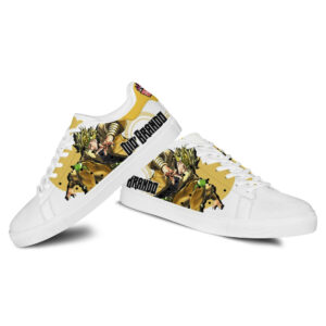 Dio Brando Skate Shoes Custom Anime Jojo's Bizarre Adventure Shoes 6