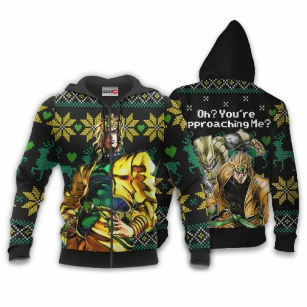 Dio Brando Ugly Christmas Sweater Custom Oh You're Approaching Me Anime jj's XS12 2