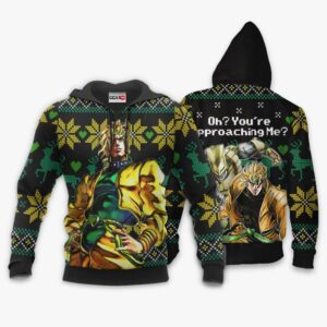 Dio Brando Ugly Christmas Sweater Custom Oh You're Approaching Me Anime jj's XS12 7