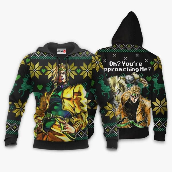 Dio Brando Ugly Christmas Sweater Custom Oh You're Approaching Me Anime jj's XS12 3