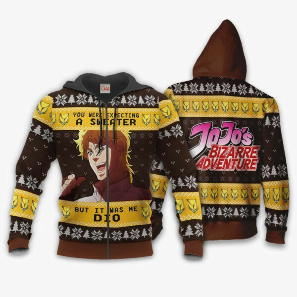 Dio Brando Ugly Christmas Sweater JJBAs Xmas 2
