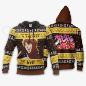 Dio Brando Ugly Christmas Sweater JJBAs Xmas 7