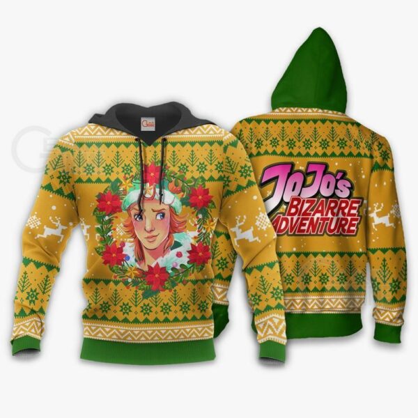 Dio Brando Ugly Christmas Sweater jj's Anime Xmas Hoodie 3