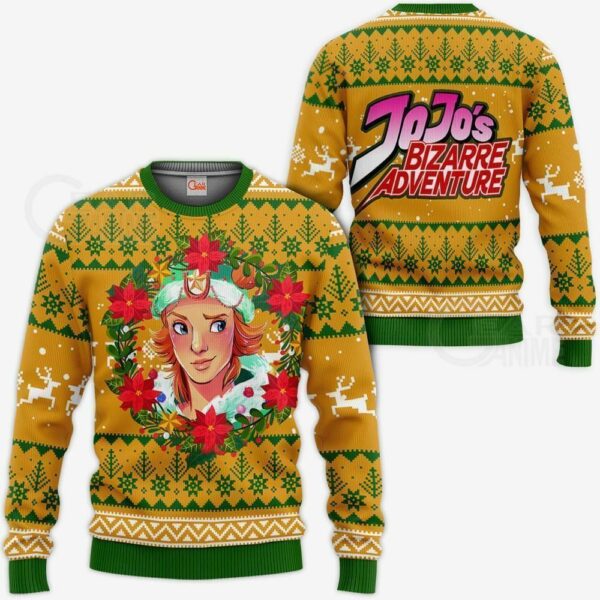 Dio Brando Ugly Christmas Sweater jj's Anime Xmas Hoodie 1