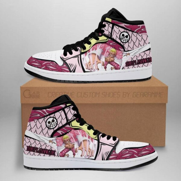 Doflamingo Shoes Devil Fruit Custom Anime One Piece Sneakers 1