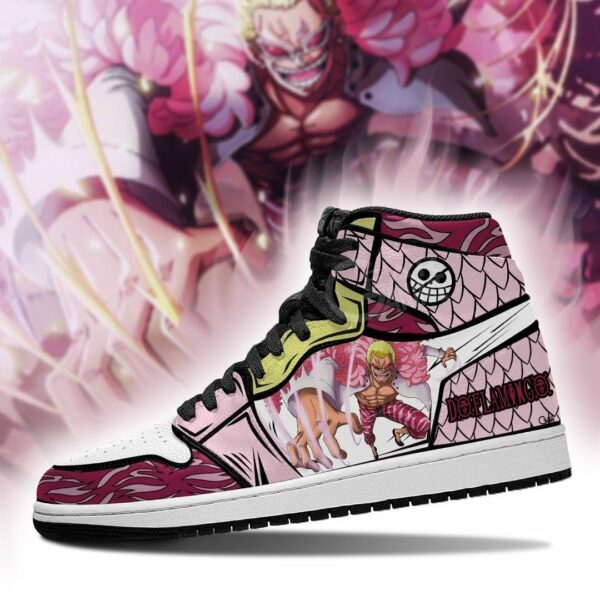 Doflamingo Shoes Devil Fruit Custom Anime One Piece Sneakers 3