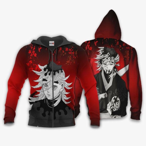 Doma Hoodie Custom Kimetsu Anime Merch Clothes Japan Art 1