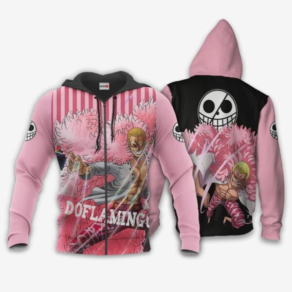 Donquixote Doflamingo Hoodie One Piece Anime Shirt Jacket 1