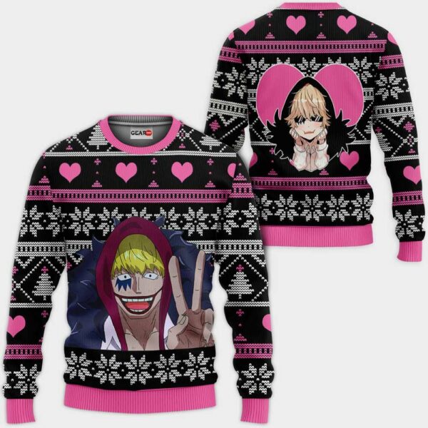 Donquixote Rosinante Ugly Christmas Sweater Custom One Piece Anime XS12 1