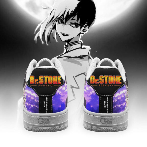 Dr Stone Gen Asagiri Sneakers Anime Custom PT11 3