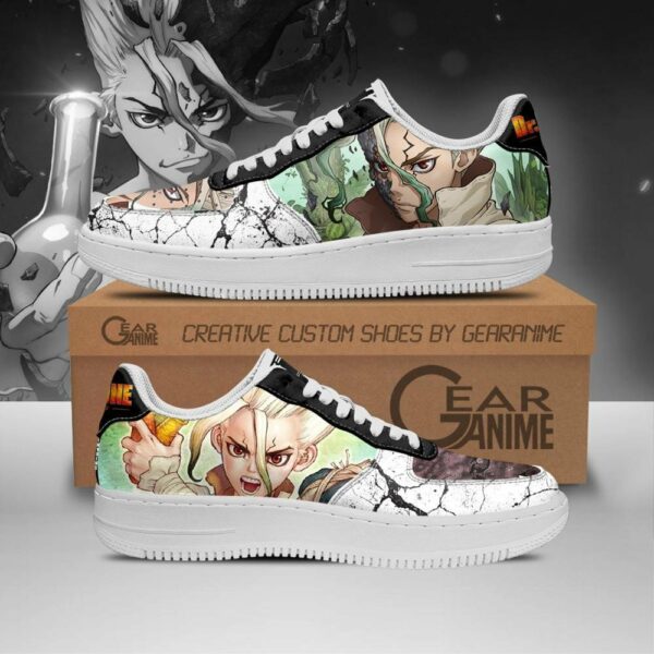 Dr Stone Senku Ishigami Sneakers Anime Custom PT11 1