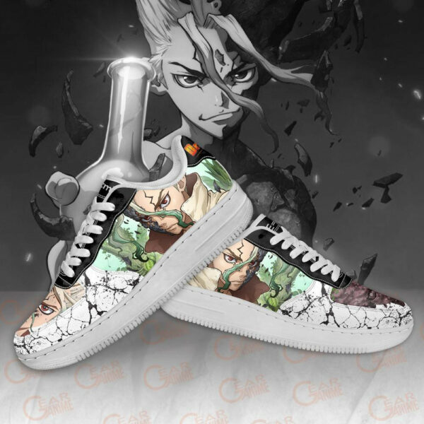 Dr Stone Senku Ishigami Sneakers Anime Custom PT11 4