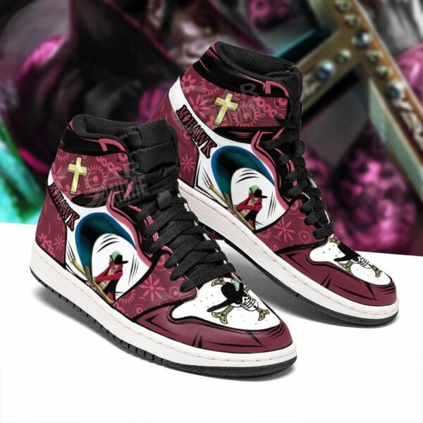 Dracule Mihawk Shoes Custom Anime One Piece Sneakers Gift Idea 2