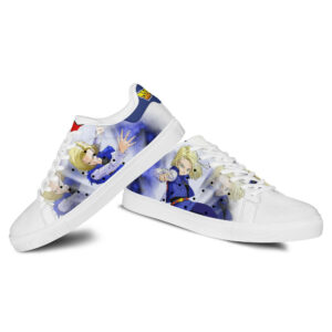 Dragon Ball Android 18 Skate Shoes Custom Anime Sneakers 6