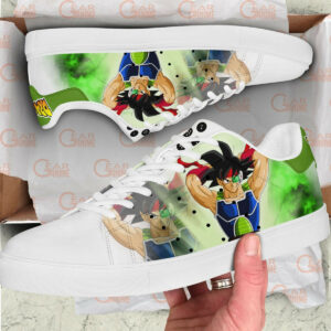 Dragon Ball Bardock Skate Shoes Custom Anime Sneakers 5